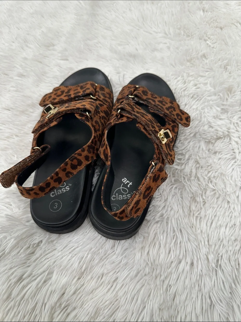 ❤️ Art Class Leopard Print Sandal